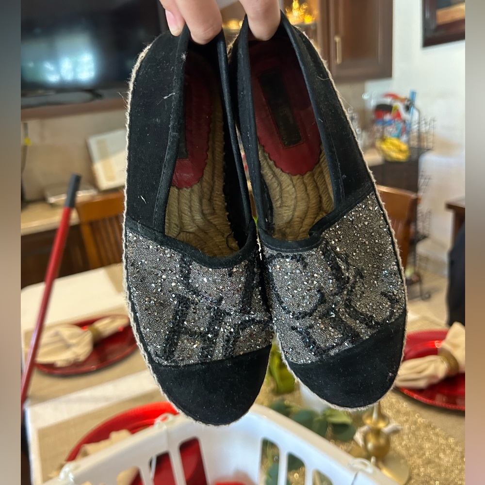 Carolina Herrera 
La plata canvas espadrilles